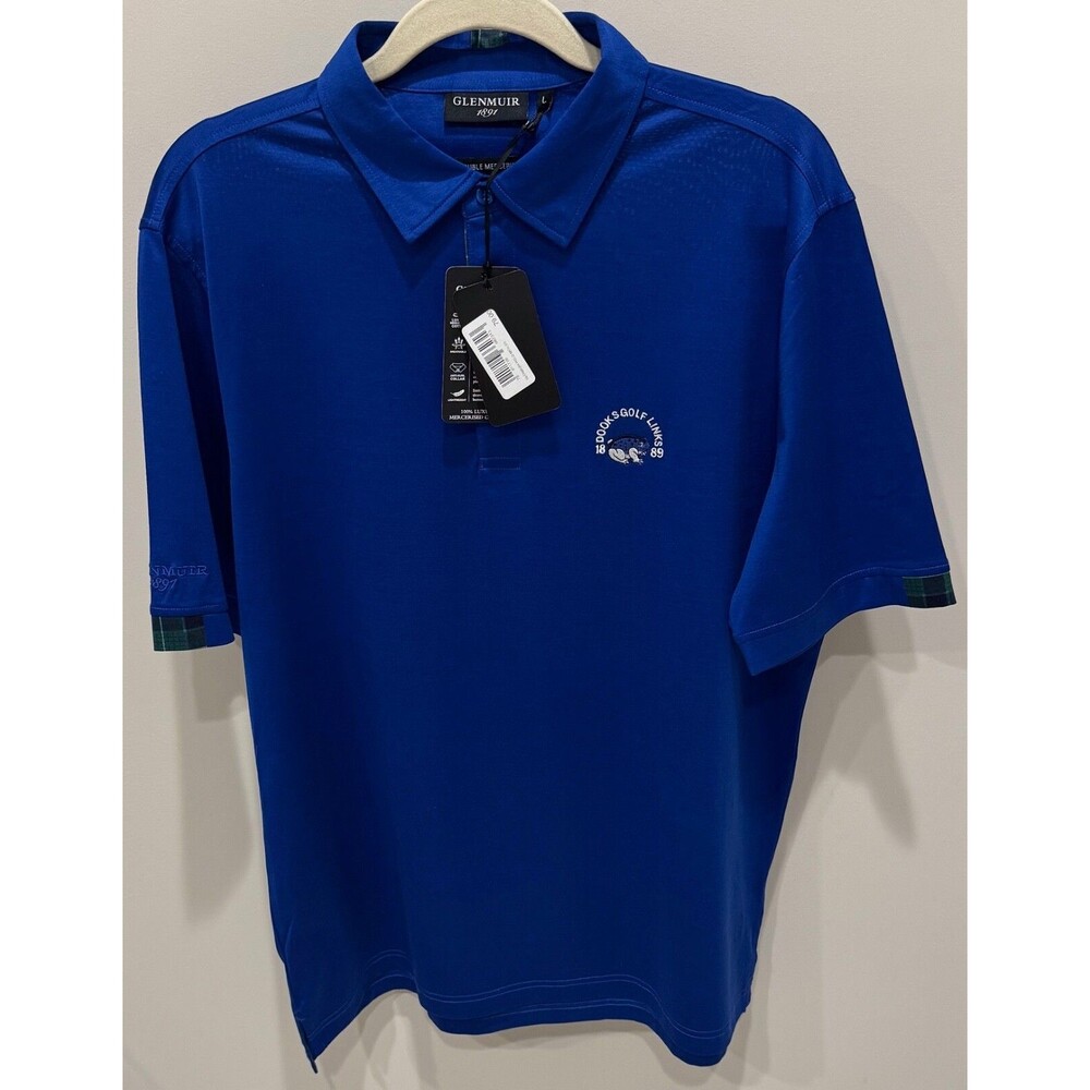 NWT - Dooks Golf Links 1889 - Glenmuir 1891 Golf Shirt - Men's Size Large - NEW
